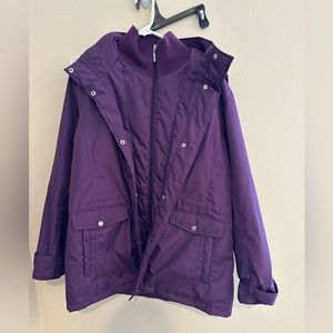 Purple rain jacket